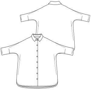 Fashion sewing patterns for LADIES Shirts Shirt 7020